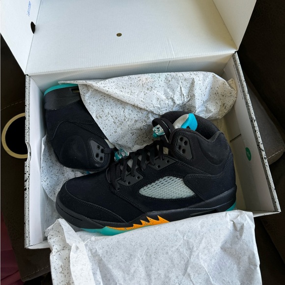 Air Jordan 5 Bundle “What The” Size 10 and “Aqua” Size 11 Brand New - Picture 15 of 15